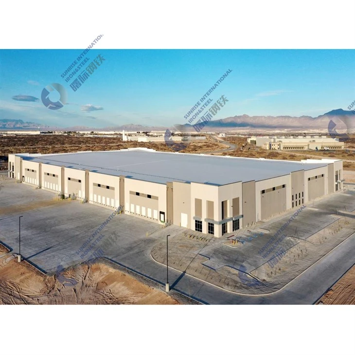 Magazzino metallico prefabbricato industriale in metallo