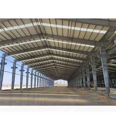 Edificio della struttura del fienile in acciaio